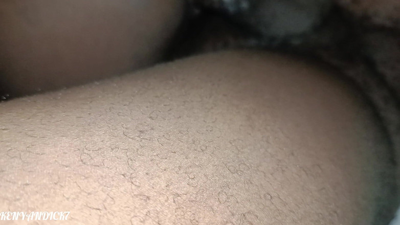 Kenyan Dick: Couple Homemade Porn Riding and Creaming All Over My Dick