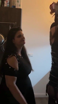 Kitchen Fisting Frenzy - Mature Sluts Stretched Wide Open