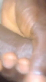 A Hot Big Black Cock Mastubating