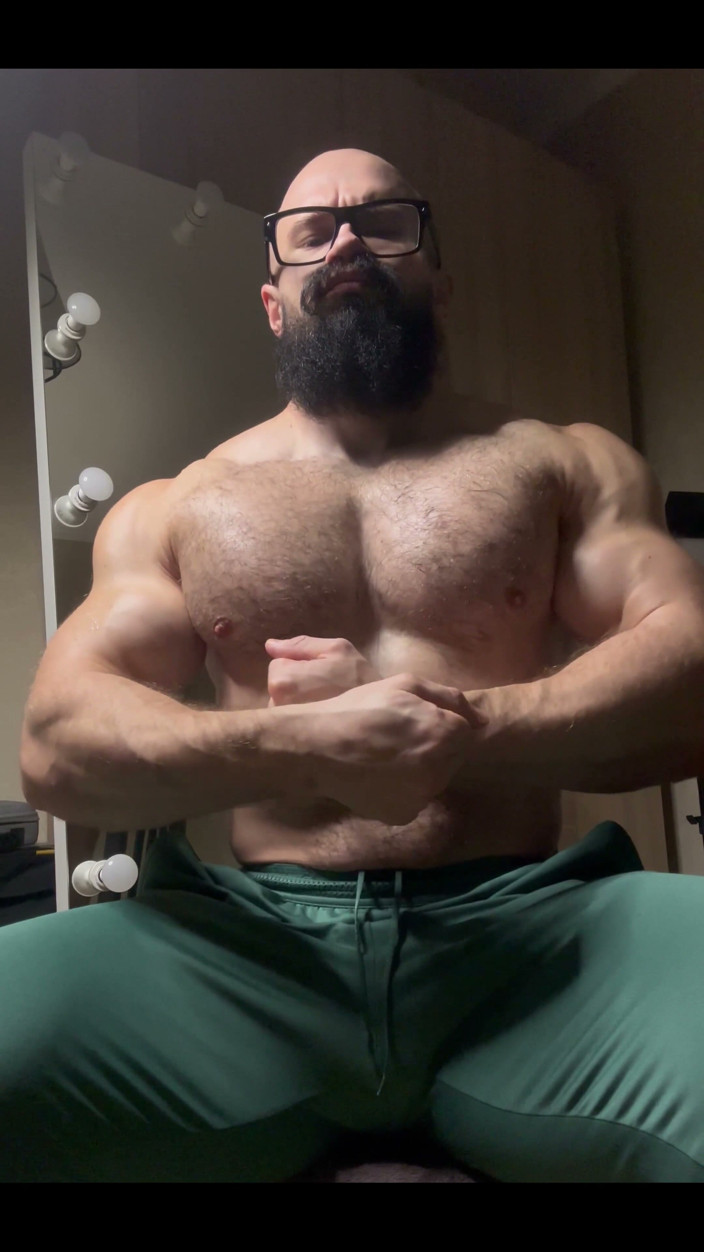 Mister Stone: Stretching Sweather Pants Bounce Muscle