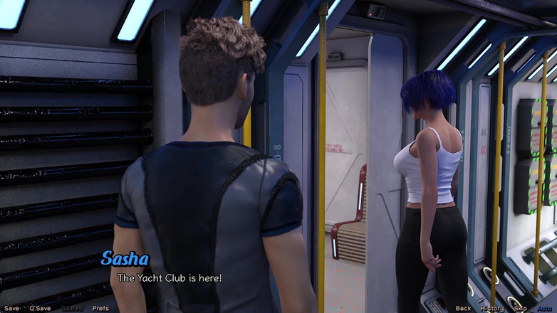 AVN Teller: अंतरिक्ष में फंसे - हॉट नीले बालों वाली चोदने लायक मम्मी की चुदाई की योजना