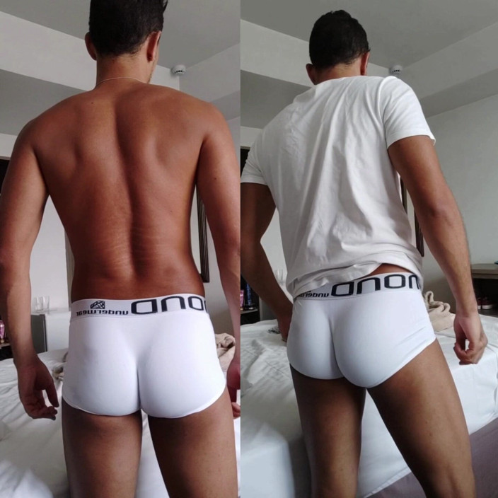 SEX GAY AMATEUR: Líbily se ti moje bílé kalhotky?