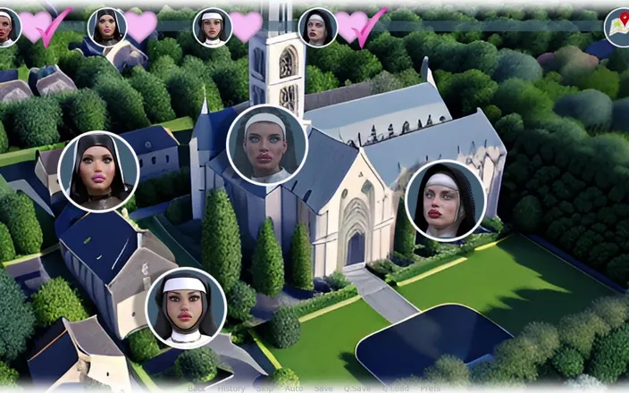 PornGameHunter: Complete Gameplay - Busty Naughty Nuns