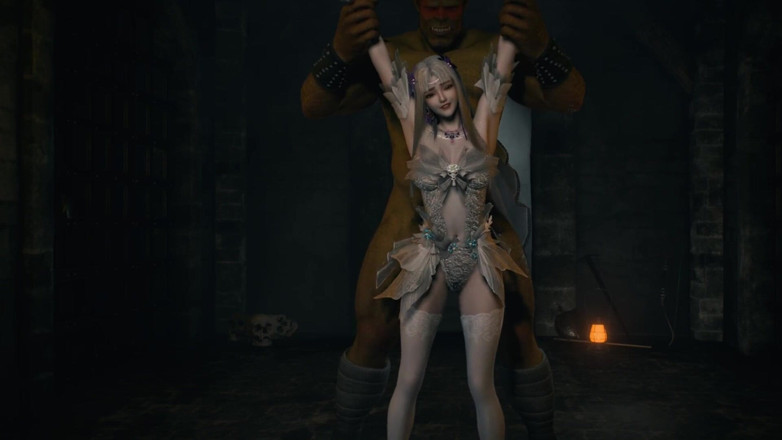 Why fuck so hard: 3D Cute Elf Babe Naked Got Fucked so Hard by...