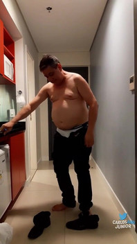 Hot Daddy Getting Naked