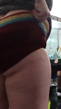 Ass Tease in Booty Shorts