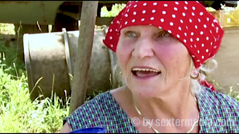 Sextermedia by Pete: Granny with Hairy Pussy Is Horny for Cock