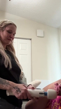 Mistress Kora Teases Chastised Pup with Wand: BDSM Tease & Denial