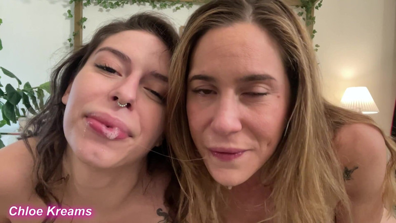 Chloe Kreams: MILF &amp;me Makeout! Spitty Drooly Desleixada Peituda Lésbicas Kiss - Chloe Kreams,...