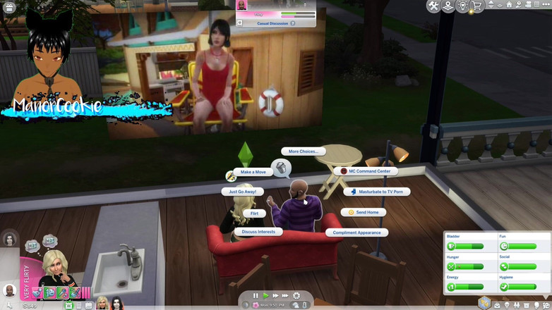 Manor Cookie: Sims 4 - Omílání Simíků a milfka gotická milfka spolu žijí a mají...