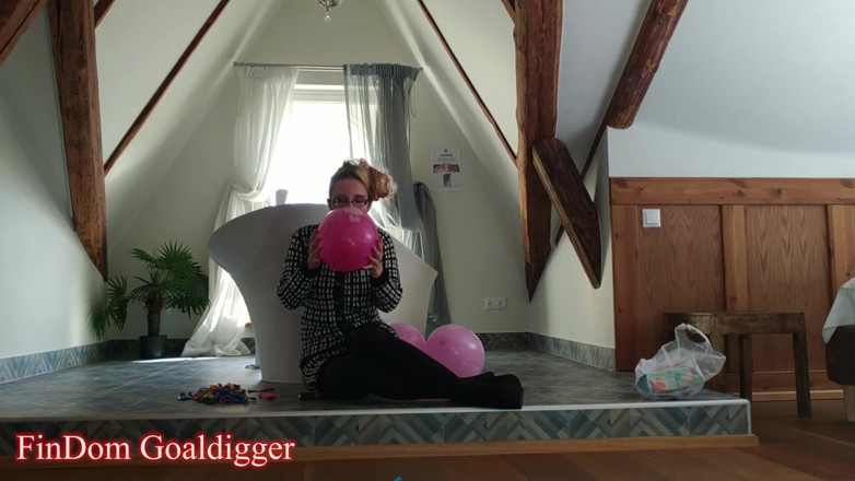 FinDom Goaldigger: Pompino di palloncini in stile findom parte 1