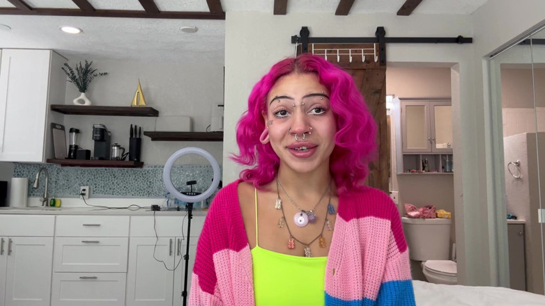Nali Marie: Small Penis Humiliation Teen Bimbo Laughs at Your Tiny Pathetic...