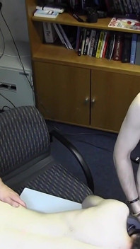 A Frustrated Theesome Fuck in the Office!