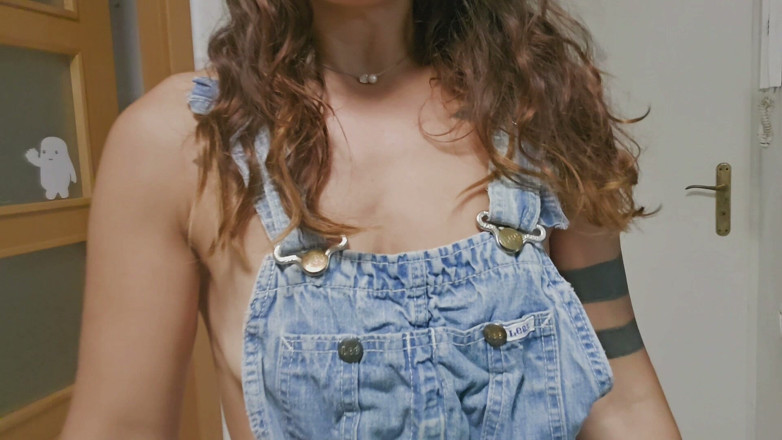 dafnedenoch: Soaking My stepdaughter Jean Overalls!