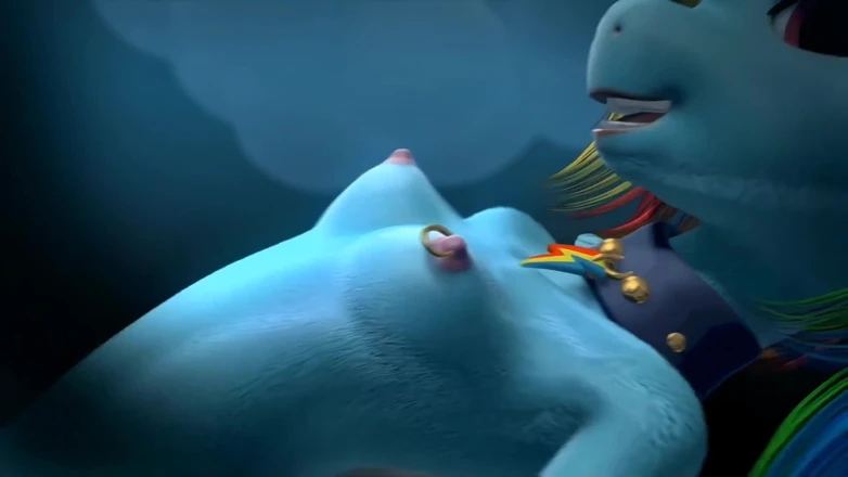 A Threesome with Chica and Frenni (furry Sex)