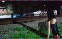 Active Couple Arg: Sexe dans la rue - la police nous surprend du sperme...