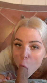 Tooth Brushing with Cum and Pee