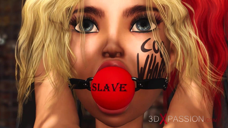 3dxpassion: 하드코어 애널 섹스 십대 금발과 노는 보안관