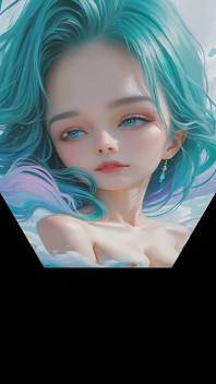 Emerging From Violet-turquoise Vortex