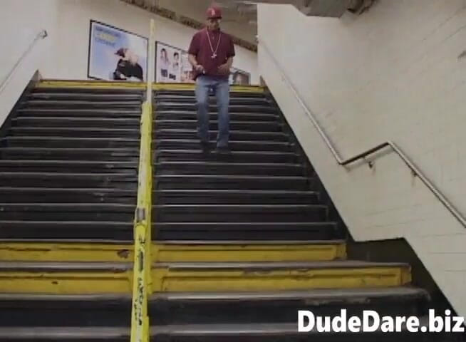DudeDare: Ebony boyfriends fucking hard after a movie
