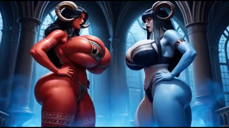 Hot girl dancing: 177 - the Demon Queen Punish Her Minions, Ai Animation