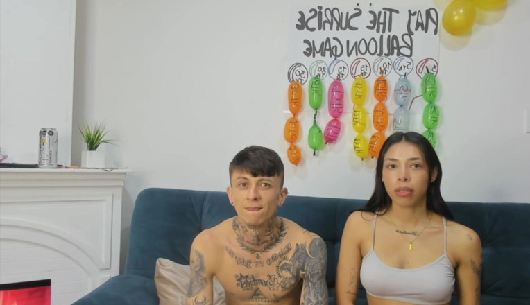 Megan and Max: Couple Sex Dancing and Blowjon in Camera