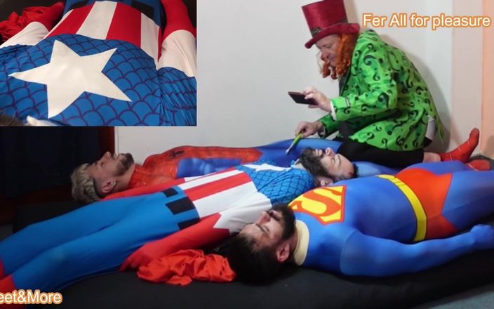 Fer All for pleasure: Parte 2 Super-heróis Fer se transforma em ringmaster e brinca quente...