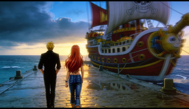 Sdanimacionescol: Nami Dikongkek Keras Oleh Luffy Dan Zoro - Bertiga Di Pantai...