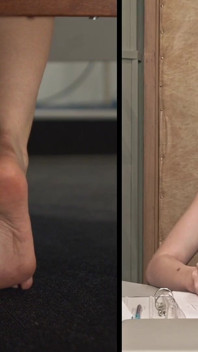 Leyiny lechtivé dobrodružství, lechtání nohou, lechtání horní části těla a lízání nohou