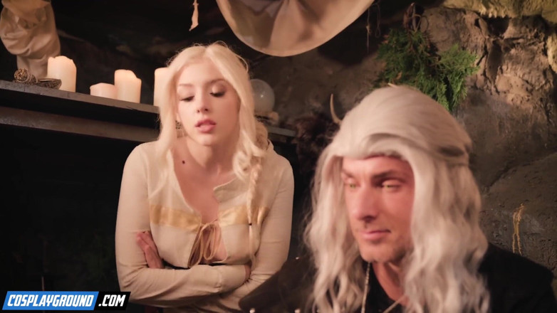 Cosplayground: Geralt Fucks Chloe Amour in the Ass and Cums in...