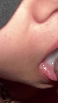 Cumshot and Swallow