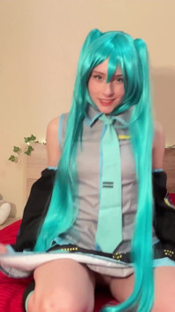 Miku Vocaloid - Pixie Tease - Coquete De Vestuario a Consolador Caliente Y Montada Anal