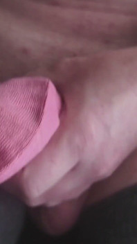 Masturbate with Hush 1 and Cum in Pink Socks