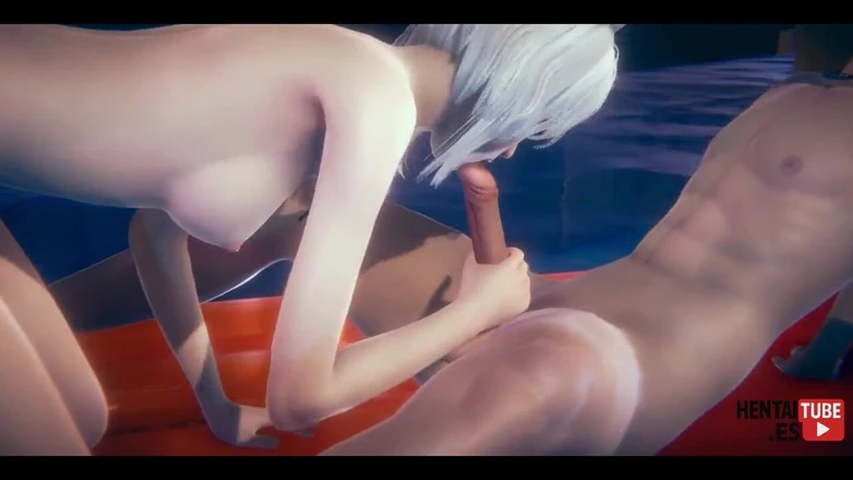 HentaiTubes: Hentai Kitty Girl sexo na piscina - asiático japonês manga anime...