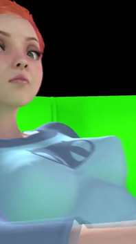 Gwen Tennyson frotando su clítoris Parodia hentai