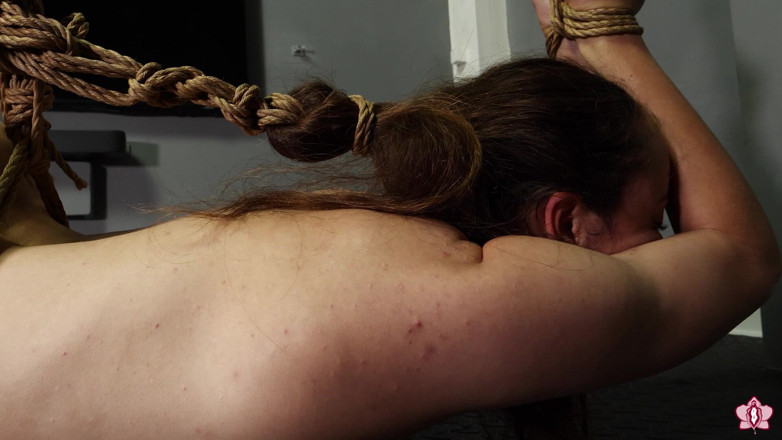 Good Giirl Mila Maeve: Suspended Hips Buck as Relentless Wand Keeps Slave Mila on...
