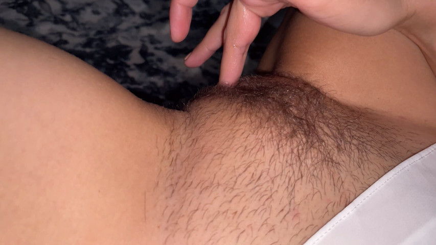 Check Out How I Fucked My Hairy Pussy It Was so Wet That I Couldn't Hold Back and Peed Myself From the Orgasm (Solaella)