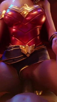 POV - Wonder Woman Gets Missionary Fucked and Creampied