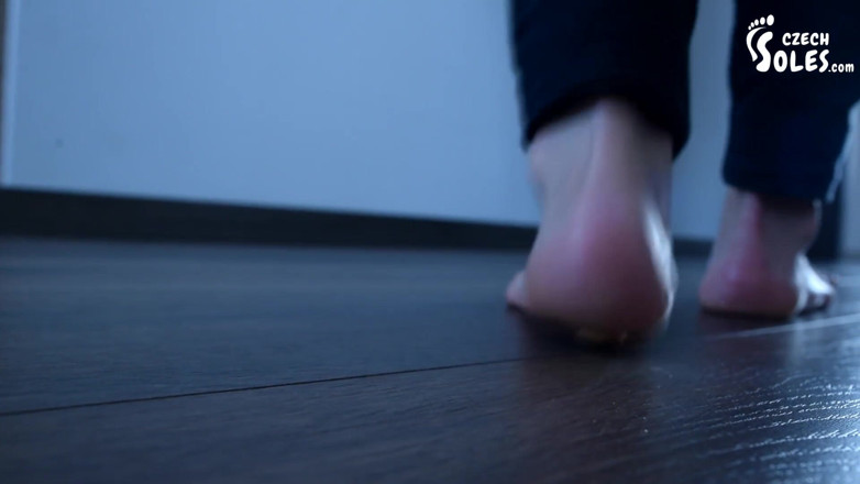 Czech Soles - foot fetish content: Smelly feet punishment for her husband - POV