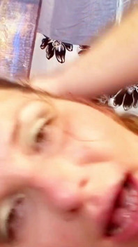 German ginger MILF with big tits gets fucked hard and gets cumshot