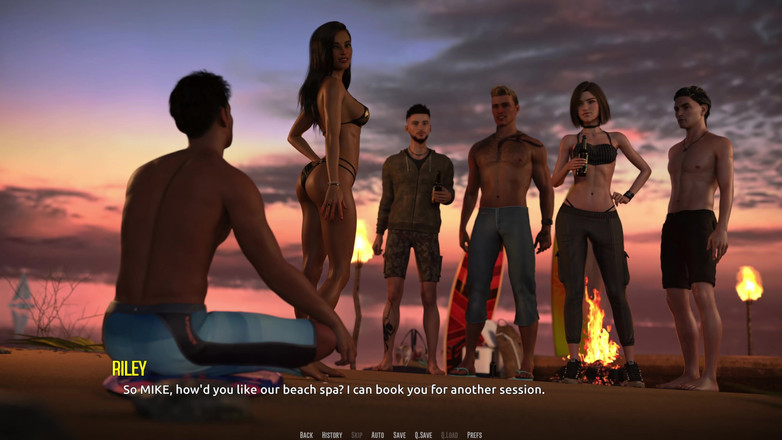 Wickedgammes: A Very Lucky Bay Lifeguard Part 5