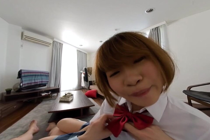 EAGLE-VR: A Runaway Girl with Beautiful Big Breasts, Fucked Right at...