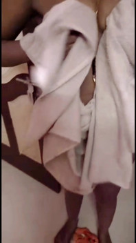 Desi Tamil Wife Renu Wet Nude Body Towel Dry & Slow Saree Dressing Tease! Indianhotwifex