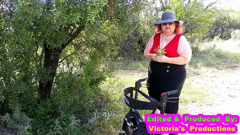 BBW nurse Vicki adventures with friends: Sexy krankenschwester Vicki geht im park, blankziehen und neckt dich