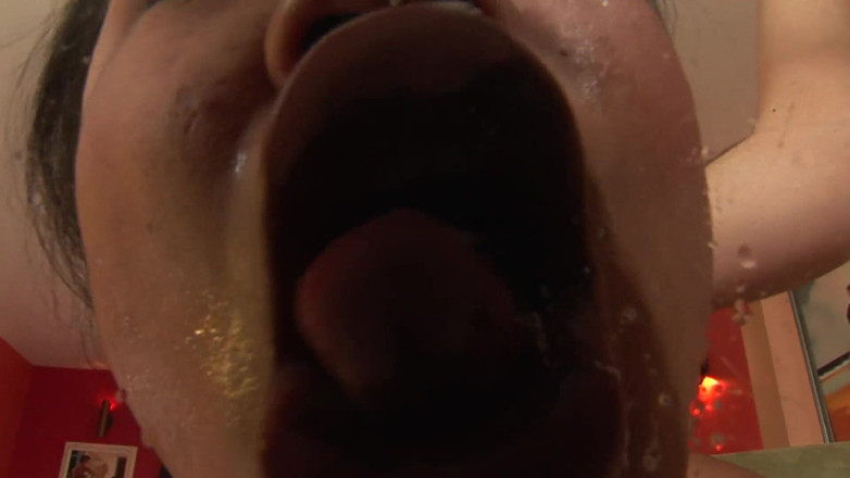 Crispy Teens: Rough throat drilling of hot teen