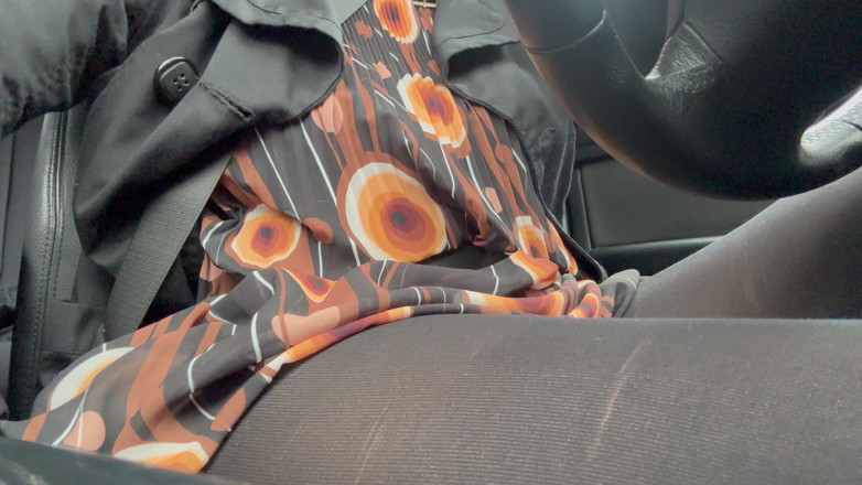 Step Mommy: Elegant Stepmom Drives to the Office Wearing Tights and a...