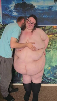 SSBBW Stripped and Kissed Belly Caressed