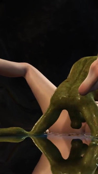 Sex incitant! Frumoasa tânără regină este futută tare de un monstru verde din Google în peștera mistică