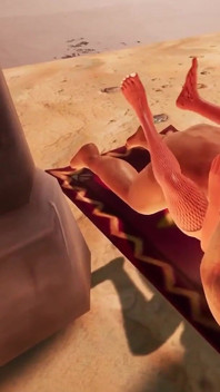 Ein paar beim sex am strand | Warcraft-parodie