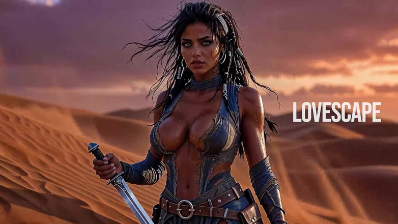 Lovescape: Des bombasses « dune » se masturbent jusqu’à ce qu’elles jouissent énormément